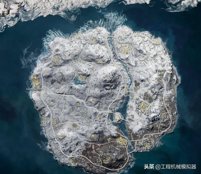 蓝洞公司的《绝地求生》公布了一张新地图——“vikendi”